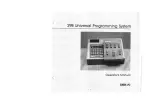 Предварительный просмотр 1 страницы Data I/O 29B Operator'S Manual