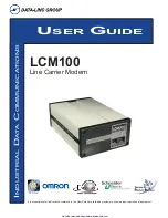 Data-Linc Group LCM100 User Manual preview