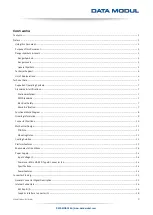 Preview for 3 page of Data Modul 12040973 Manual