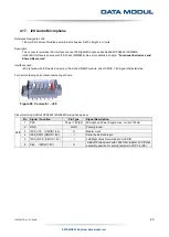 Предварительный просмотр 43 страницы Data Modul eDM-CB-SM-IPCS Reference Manual