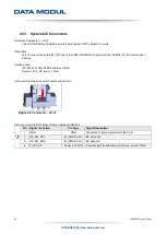 Предварительный просмотр 62 страницы Data Modul eDM-CB-SM-IPCS Reference Manual