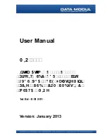 Data Modul MIO-2261 User Manual preview