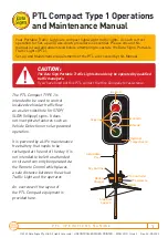 Data Signs PTL Compact 1 Operation And Maintenance Manual preview