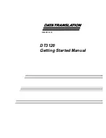 Data Translation DT3120 Getting Started Manual preview