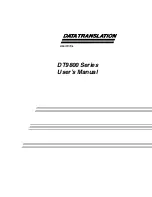 Data Translation DT9800 Series User Manual preview