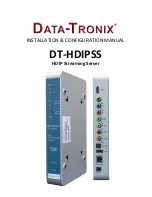 Data-Tronix DT-HDIPSS Installation & Configuration Manual preview
