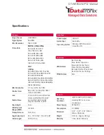 Preview for 7 page of Data-Tronix DT-WEBCAM-PTZ User Manual