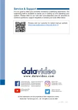 Предварительный просмотр 24 страницы Data Video AD-10 Instruction Manual