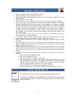 Preview for 3 page of Data Video TP-300 Instruction Manual