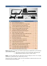 Предварительный просмотр 5 страницы Data Video TP-600 Instruction Manual