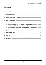 Preview for 2 page of DataBay AVE-301T User Manual