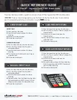 datacap systems DC Direct Ingenico Desk/3500 Stand-Alone Quick Reference Manual preview