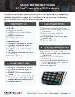 datacap systems DC Direct Ingenico Move/5000 Quick Reference Manual preview