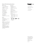 Preview for 2 page of DataCard 275 Specifications