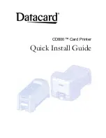 DataCard CD800 Quick Install Manual preview