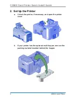 Preview for 3 page of DataCard CD800 Quick Install Manual