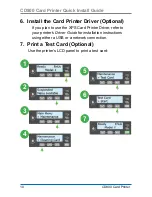 Preview for 10 page of DataCard CD800 Quick Install Manual