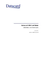 Preview for 1 page of DataCard CD800S Installation And User Manual