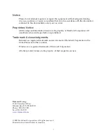 Предварительный просмотр 2 страницы DataCard CD800S Installation And User Manual
