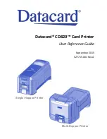 DataCard CD820 User Reference Manual preview