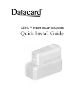 Preview for 1 page of DataCard CE840 Quick Install Manual