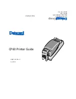 DataCard CP60 Printer Manual preview
