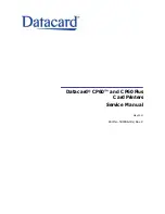 Preview for 1 page of DataCard CP60 Service Manual
