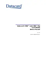 Предварительный просмотр 1 страницы DataCard CP80 Plus Service Manual