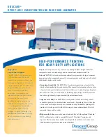 Preview for 1 page of DataCard RL90 Brochure & Specs