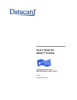 Предварительный просмотр 1 страницы DataCard select series User Manual