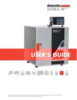Datacolor AHIBA IR Pro User Manual preview