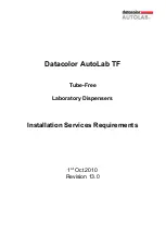 Datacolor AutoLab TF Series Installation Services Requirements preview