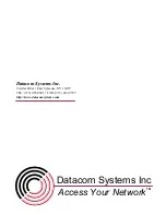 Предварительный просмотр 30 страницы Datacom Systems 2X16SP-1000BT User Manual