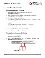 Предварительный просмотр 4 страницы Datacom Systems DURAstream DS-4000 Fast Start Manual