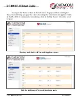 Предварительный просмотр 7 страницы Datacom Systems DURAstream DS-4000 Fast Start Manual