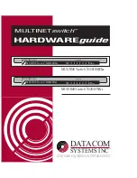 Datacom Systems MULTINETswitch D28100BTSL Hardware Manual preview