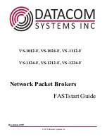 Datacom Systems VS-1012-F Fast Start Manual preview