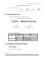 Preview for 38 page of Datacom DM4000 ETH12GX+1x10GX-MPLS Installation And Operation Manual