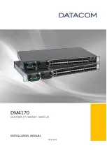 Предварительный просмотр 1 страницы Datacom DM4170 Series Installation Manual