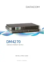 Datacom DM4270 Installation Manual preview