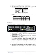 Preview for 14 page of Datacom DM991C Product Manual