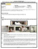 Preview for 1 page of DataComm Electronics 45-0041-WH Instruction/Installation Sheet