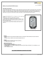 Preview for 2 page of DataComm Electronics 45-0041-WH Instruction/Installation Sheet