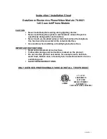 Preview for 2 page of DataComm Electronics 70-0021 Instruction/Installation Sheet