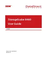 Предварительный просмотр 1 страницы DataDirect Networks StorageScaler 8460 User Manual