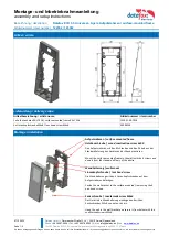 Предварительный просмотр 1 страницы Datafox EVO 3.5 Universal Assembly And Setup Instructions