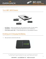 Preview for 2 page of Datajack MiFi 2200 Quick Start Manual