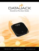 Datajack Overdrive Pro User Manual preview