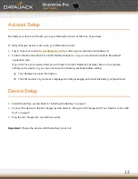 Preview for 13 page of Datajack Overdrive Pro User Manual