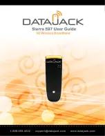 Предварительный просмотр 1 страницы Datajack sierra 597 User Manual